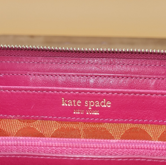 Kate Spade Pink and Orange Women's Wallet - Picture 3 of 6
